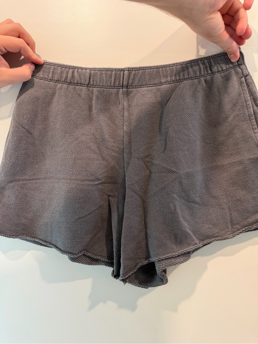 aerie Charcoal Gray Athletic Knit Shorts
